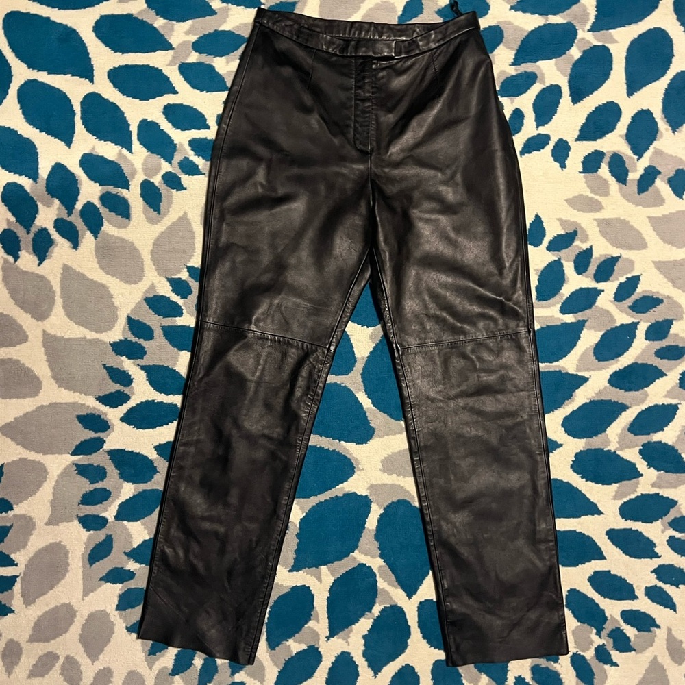 JLC New York Leather Pants.  Womens size 14.